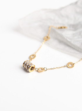 小蛮腰女生夏ins设计感手镯女生钛钢