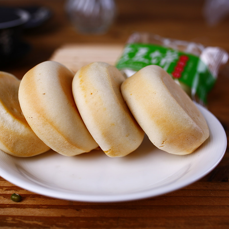 千丝绿豆饼整箱干早餐休闲品面包 千丝食品传统糕点