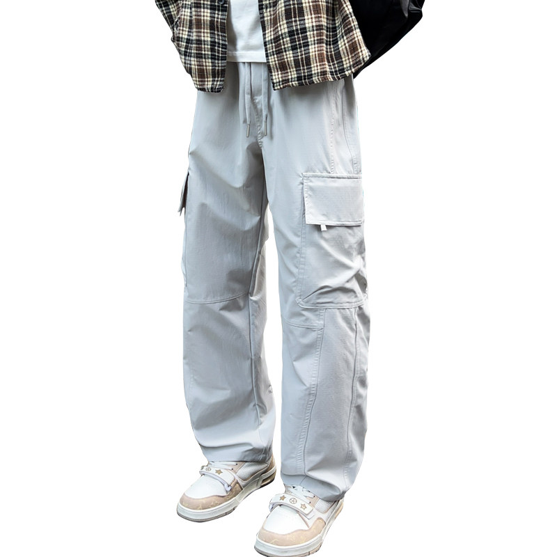 罗蒙男士户外运动工装休闲裤2026春季新款宽松百搭时尚潮流长裤男,淘宝优惠券,粉丝福利购,淘宝优惠卷