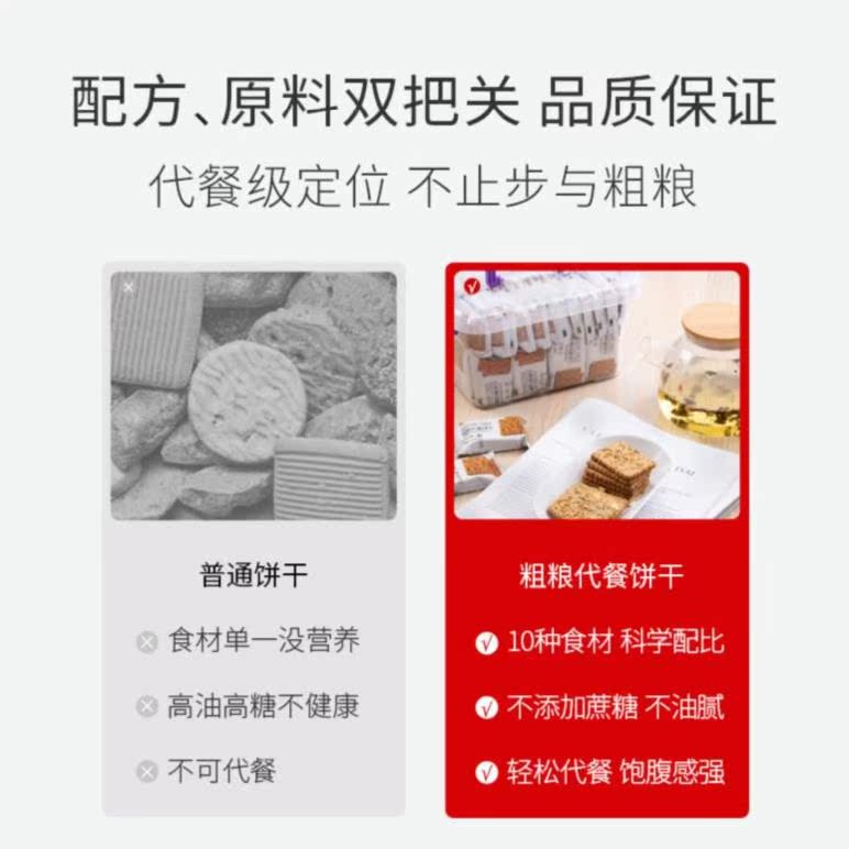 充饥燕麦压缩郊游多口味饱腹感饼干 荷西食品营养（消化）饼干