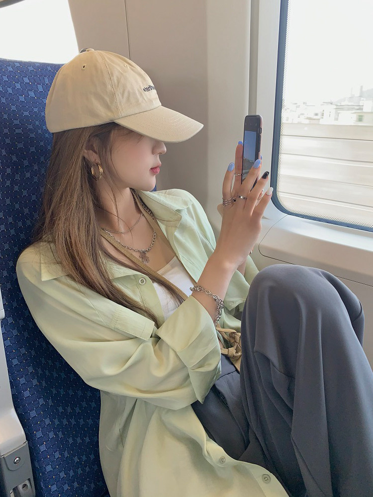 女春防紫外线外套2022年新款衬衣 婴米诗衬衫