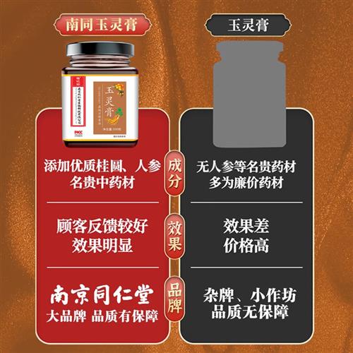 玉灵膏正品官方旗舰店南京同仁堂罗大伦玉林膏固本膏真品气血桂圆 - 图0