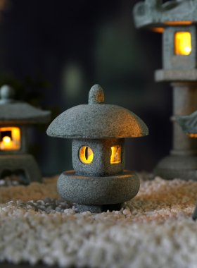 石灯笼日式庭院装饰摆件造景摆设