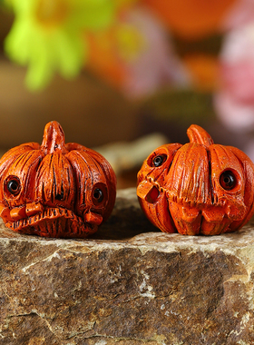 创意新款万圣节恐怖南瓜装饰摆件