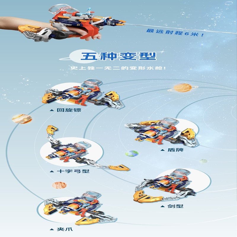 宝工水星射手GE-639液压水枪玩具可变形机械弓六一节男孩生日礼物,淘宝优惠券,粉丝福利购,淘宝优惠卷