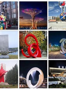 不锈钢雕塑定制商业街大型卡通装饰商场美陈户外广场庭院模型摆件