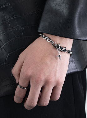 男女钛钢日韩星体缠绕设计手链