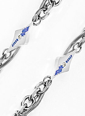 男女钛钢原创设计熔岩手链