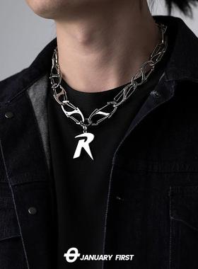 R字母嘻哈ins风高级感原创潮酷