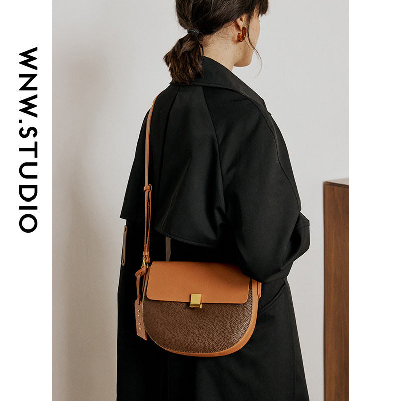 高级感小众秋冬质感2021新款马鞍包 唯女王女士包袋