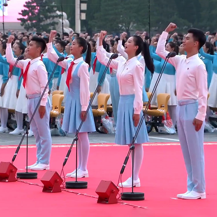 大合唱诗歌朗诵国庆演出服装中大小学生主持运动会仪仗队班服团体 - 图0