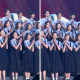 Primary and secondary college students poetry recitation group chorus performance clothing college style group class uniform performance set
