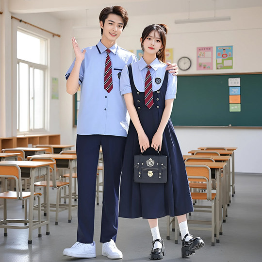 Primary and secondary college students poetry recitation group chorus performance clothing college style group class uniform performance set