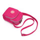 Mobile phone mini bag for women, shoulder canvas, simple and fashionable