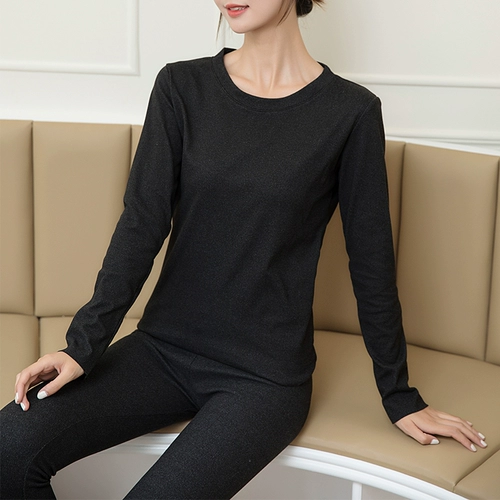 Удерживающий тепло комплект, приятный телу ростомер, зимнее термобелье, облегающий крой, высокая талия, увеличенная толщина, поддерживает постоянную температуру