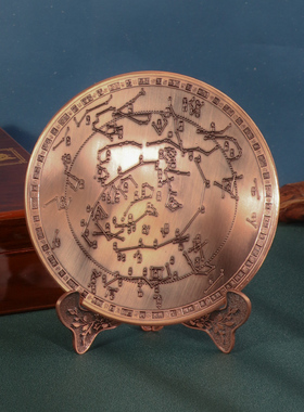 玄灵阁雷击木黄铜葫芦摆件手把件