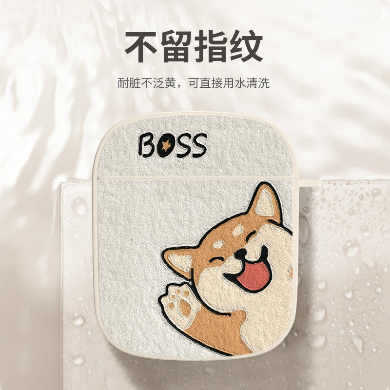 适用airpods耳机套airpods3代可爱柴犬狗airpodspro小众三代苹果无线蓝牙保护壳ipod3代液态硅胶ipod2代新款-图1