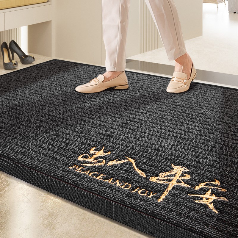 地垫入户门垫轻奢高级感耐脏除尘进门脚垫子玄关门口免洗防滑地毯 - 图2