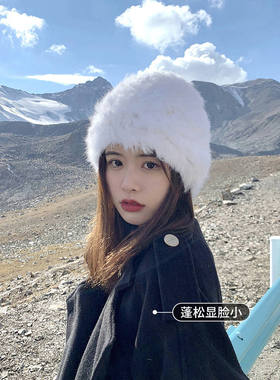 女款帽子2021新款潮牌秋季白色品牌专柜正品冬季纯流行设计感小众