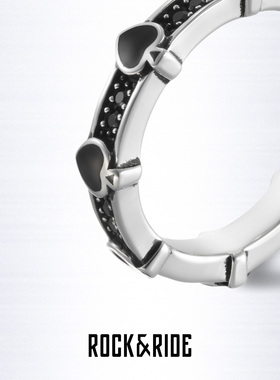 ROCK&RIDE勇气星尘戒指925纯银