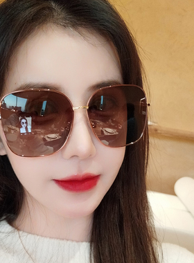 太阳镜女潮偏光防紫外线大脸显瘦