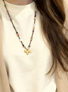 气质独特独角兽吊坠项链