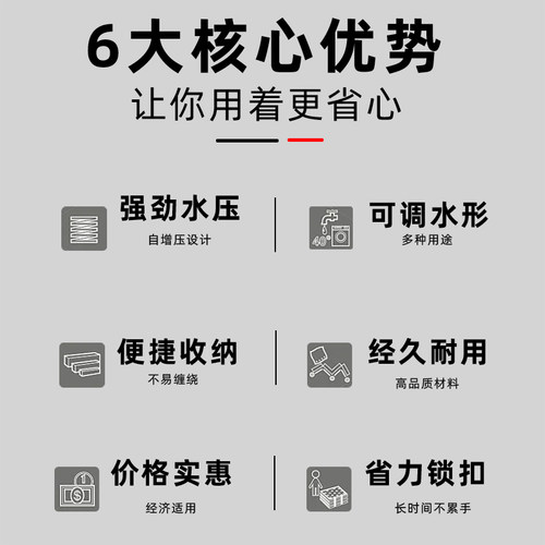 德力西水管车收纳架洗车强力高压水枪家用浇花专用不锈钢卷管器 - 图2