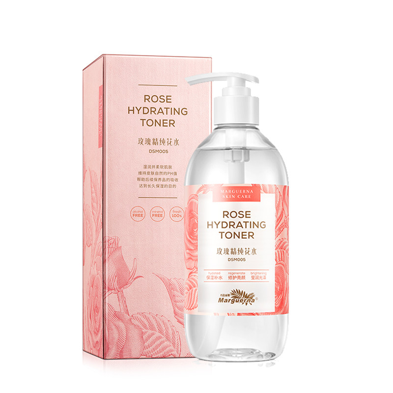 玛格丽娜玫瑰精纯500ml纯露爽肤水 玛格丽娜纯露/花水