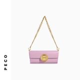 PECO, цепь, сумка через плечо, черная сумка на одно плечо, из натуральной кожи, премиум класс