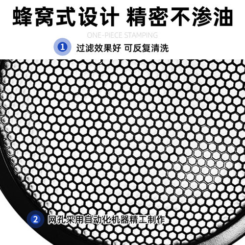 适用美的抽油烟机过滤网CXW200J30/TJ9011内网圆形隔油网通用配件 - 图0