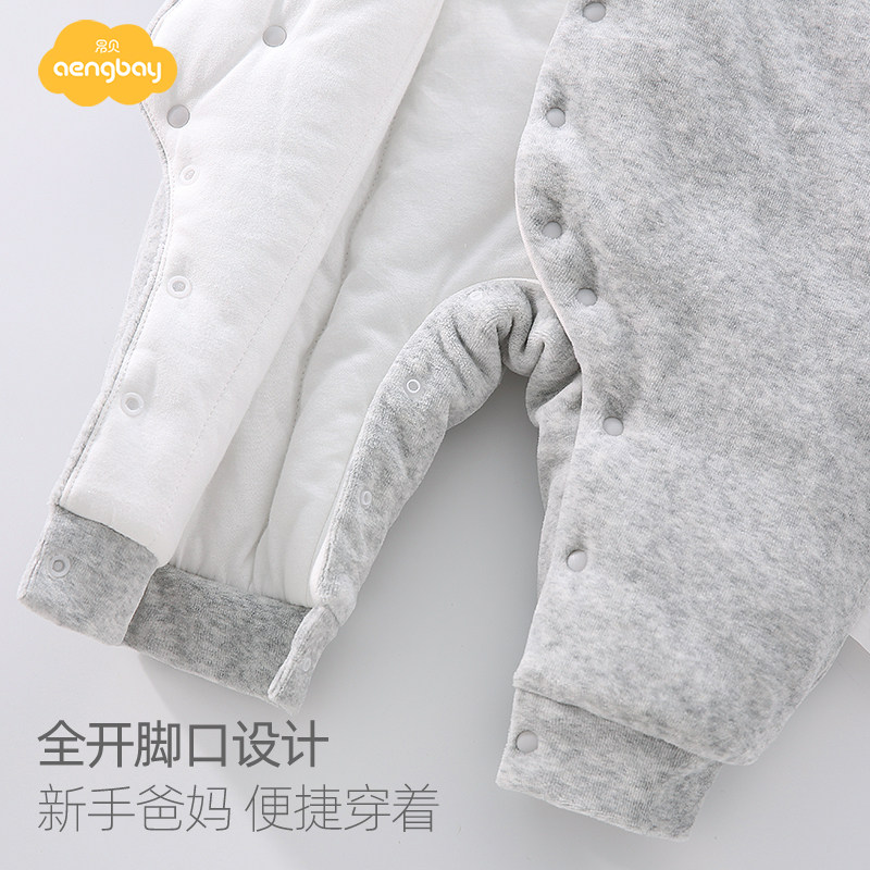 aengbay宝宝冬季超洋气加厚棉衣 aengbay连身衣/爬服/哈衣