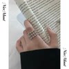Fine glitter hollow plain ring multi-layered ring new gift