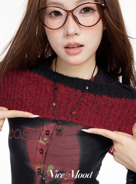 小熊乐园皮绳项链开春礼物