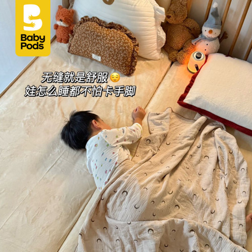 babypods拼接床婴儿床儿童床升降床边加宽折叠铁艺拼接床大人可睡 - 图3