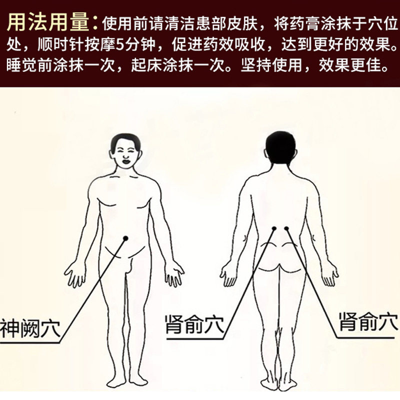 前列腺慢性尿频尿急尿不尽治疗药膏 市井小民医疗器械保健理疗