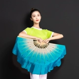 Настоящий фанат Silk Dance Double -Sided Jiazhou Yangge Square Square Classic Classical Shows Show