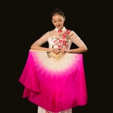 Настоящий фанат Silk Dance Yimeng Song Double -Sided Yangge Plaza Dance State Fan Fan Fan Fan Fan Fan Fan Fan Fans Fan Fance Fan