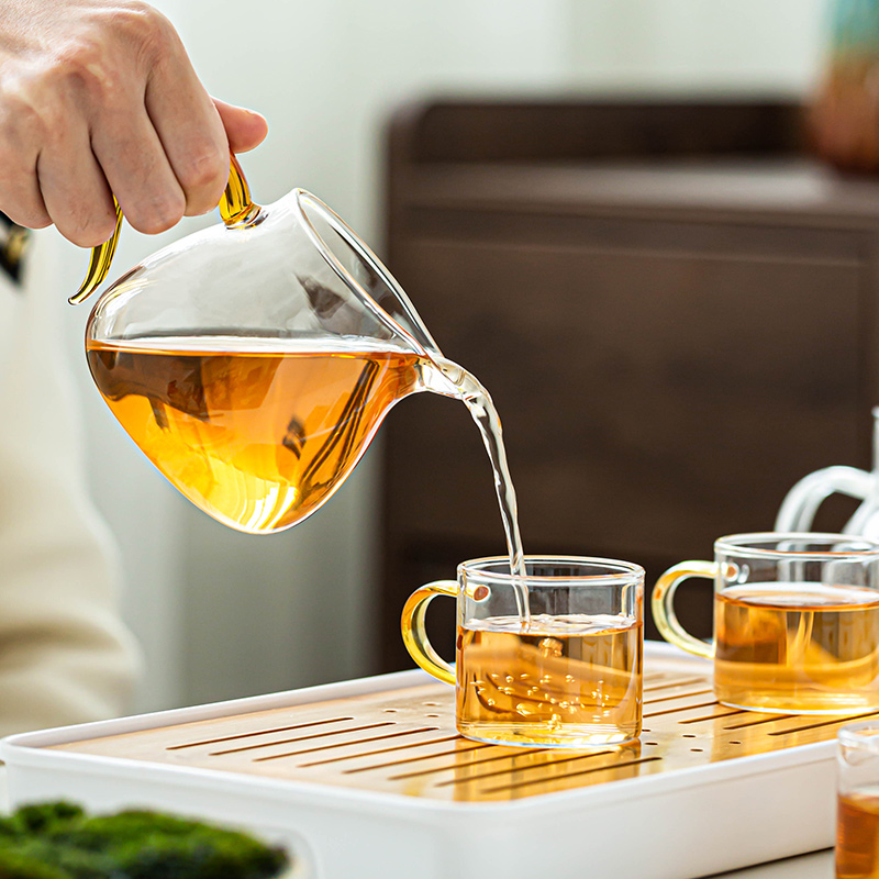 茶壶日式耐热玻璃茶具套装家用加厚单壶功夫茶杯过滤花茶壶泡茶器-图2