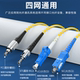 Optical fiber jumper SC-SC single core carrier grade square to round
