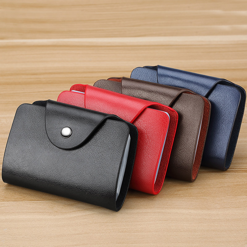 放卡的男真皮精致高档多卡位卡片包 娅勋卡包