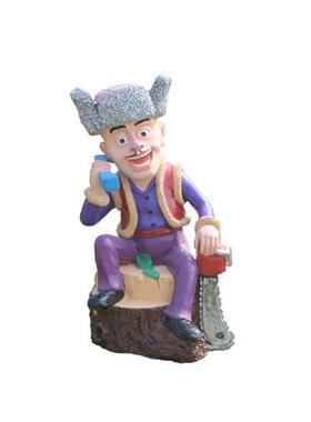 卡通熊大熊二光头强摆件大型玻璃钢熊出没雕塑户外幼儿园园林景观