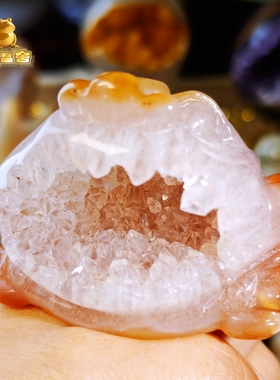 灵蟾晶舍Ｉ家底越来越厚Ｉ天然玛瑙水晶金蟾风水摆件招财聚财发财