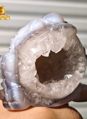 灵蟾晶舍｜点石成金｜天然玛瑙水晶金蟾摆件招财聚财吸财装饰109