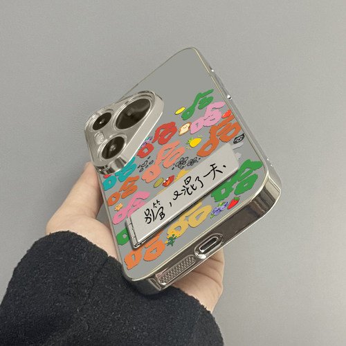 彩字哈哈适用华为pura70ultra手机壳mate60pro+50新款40epro镜面p70防摔p60art软壳p50e男p40女款30por情侣套 - 图1