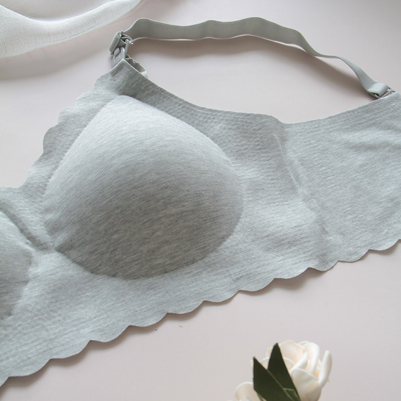 孕妇聚拢防下垂纯棉喂奶大码文胸 五彩孕期哺乳文胸