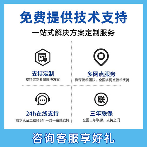 Dell戴尔PowerEdge R240/R250/R260 1U入门级机架式服务器主机小型静音ERP存储应用企业办公数据库全新正品 - 图2