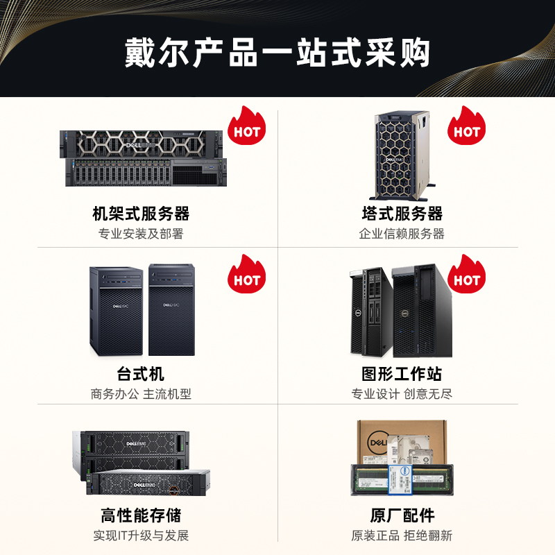 Dell戴尔PowerEdge T440/T550/T640至强双路塔式服务器主机GPU计算深度学习AI人工智能虚拟化电脑远程办公ERP - 图3