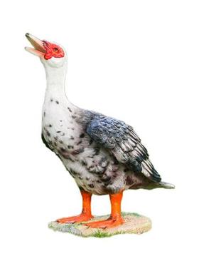 别墅庭院大型仿真鸭子模型玻璃钢雕塑摆件户外幼儿园景区景观装饰