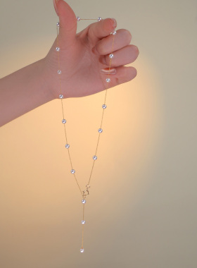 人造极光天女akoya满天星锁骨链