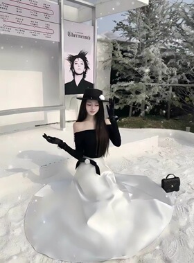 法式赫本风黑色山茶花网纱礼帽高级感气质复古英伦帽名媛风平顶帽